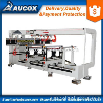 woodworking multi spindle drilling machine wood boring three head